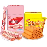 Indonesia Imported Richeese Richeese Nabaodi Strawberry Cheesecake Flavor Wafer Biscuits Casual Snac