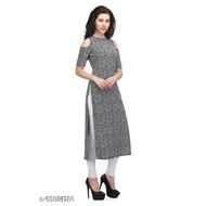 Fashionable Crepe Modern Kurti