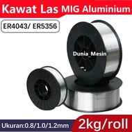 Kawat Las MIG 2kg ER4043 ER5356 Kawat Las Aluminium 0.8mm 1.0mm 1.2mm Almunium
