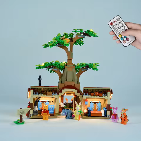EASYLITE Led Light Set For 21326 Winnie Bear Tree House Building Blocks Only Lighting Kit No Model