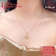 8 Planets Shining Sun Necklace (Gold & Silver)