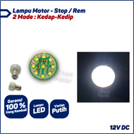 Lampu Rem Stop Belakang Kedip LED AD39 Kecil Stoplamp Kedip2 Strobo Blitz Flash Motor Mobil Universa