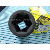 Truck Wheel Wrench - Impact Deep Socket 1" X 33 Mm 6Pt Tjap Mata