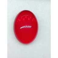 MERAH Siamese Red Stone Crystal 18 x 13 mm.