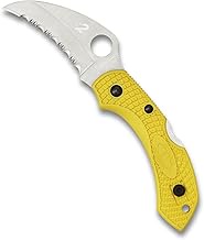 Spyderco Dragonfly 2 Plain Edge Folding Knife, Yellow