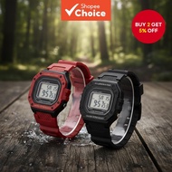 18mmW-218H、F-108、AE1200、AE1300、AE-1500  Tali getah gantian 18mm untuk model Casio W-218H, F-108, AE1