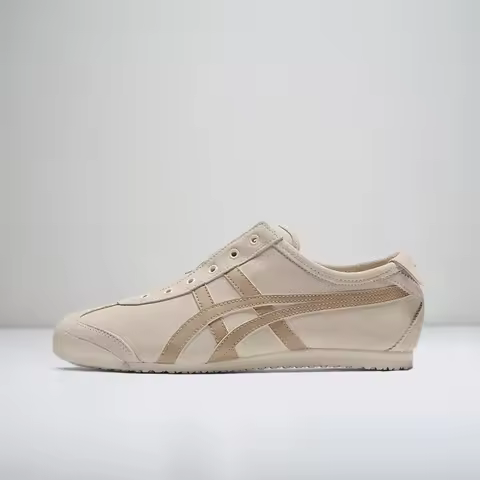 Onitsuka Tiger Mexico 66 Slip-On: Breathable Japanese-Style Low-Top Casual Sneakers for Men and Wome