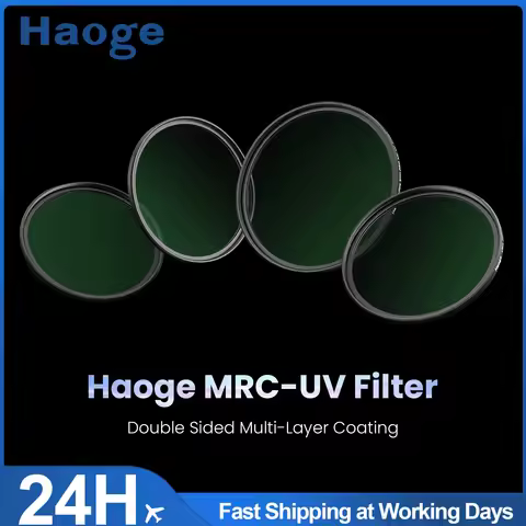 Haoge Camera Lens Filters 37 39 40.5 43 46 49mm 52 55 58 62 67 72 77 82mm Ultra Slim MC UV Lens HD M