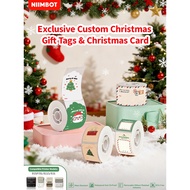 NIIMBOT B1/B21Pro/B21/B31 Christmas Label Stickers Waterproof Christmas Gift paper Multi-Design Roll