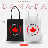 Discountgedegedean Totebag Canada Souvenir Bag By Canada Canvas Zipper 1