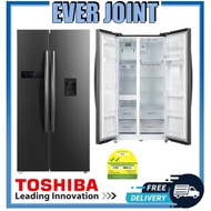 Toshiba GR-RS682WE-PMX [514L] Side By Side Fridge + Free Disposal