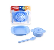 Lustybunny LB1431 feeding set kemasan mika/blister. kado bayi. baby gift set