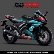 Sticker striping Decal Yamaha R15 V3, Sticker Decal R15 V3, Sticker R15, striping R15 V3 petronas