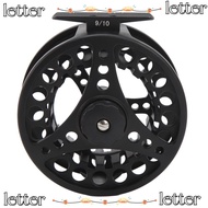 LETTER Fly Fishing Reel, 9/10 WT 3 Bearings Casting Fly Reel, Portable Zinc-aluminum Alloy Left Righ
