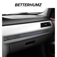For BMW E90 E92 E93 Made of Alcantara Copilot Cup Holder Panel Trim Strip Performance Stic