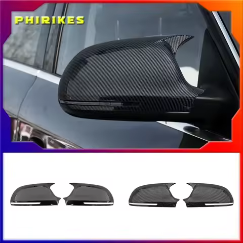 Carbon Fiber Look Black Replacement B8 8K Mirror Cover for Audi A4 S4 A5 S5 A6 S6 A8 S8 Q3 SQ3 A3 D3