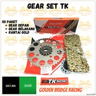 Gear Set TK 428 Yamaha Byson & Chain TK 428 HS Gold - 13, 37