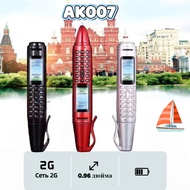 AK7 Creative Unique Mini Pocket Flashlight Pen Phone Mini Bluetooth Dial Small Phone