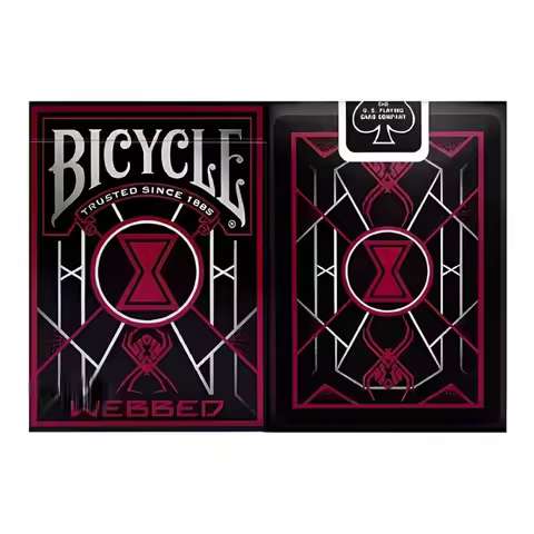 Bicycle Webbed Playing Cards Spider Web Deck Poker Size Poker Card Games Magic Tricks Props for Magi