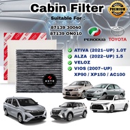 Cabin Filter Aircond filter PERODUA ATIVA / ALZA / TOYOTA VIOS / VELOZ  ( 87139‐30040 / 87139‐ON010 