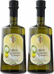 ▶$1 Shop Coupon◀  Santa Ninfa White Balsamic Vinegar, 17 Fl Oz Glass Bottle, (Pack of 2)