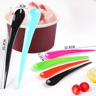 【GUARANTEE LOW PRICE】20PCS/PKT 13CM LOOSE PACK DESSERT SPOON/LONG SPOON/汤匙一次性/一次性勺子/一次性汤匙/雪糕汤匙/llaol