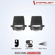 Mini Projektor LEDlamp Otoproject BiLED Lampu Tembak 4Pcs 100 Watt Projector
