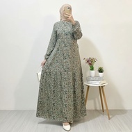 Aurelia Nursing Dress, Smooth Rayon Material, Front Zipper