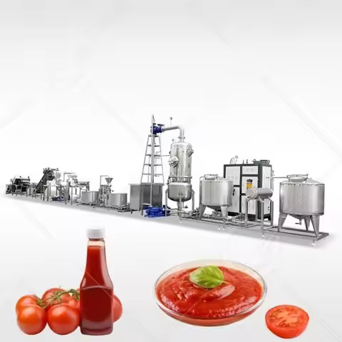 Customized Commercial Concentrate Ketchup Tomato Paste Manufacture Plant Low Price Tomato Puree Sauc