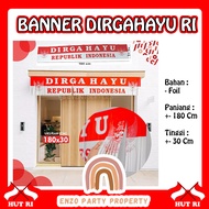 MERAH PUTIH Ri Anniversary Banner/August 17th Banner/Red And White Banner/RI Anniversary Banner/RI A