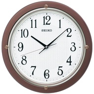 Seiko clock wall clock radio wave analog brown metallic KX217B