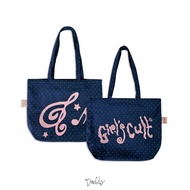 DADDY | Girls Cult Tote Bag กระเป๋าผ้า ลายจุด สุดน่ารัก