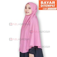 GROSIR Bergo Maryam Jumbo non Pet Tali Diamond Amira Hijab Instan Khimar Jilbab Kerudung Instan Mura