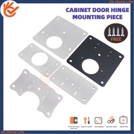 Stainless Steel Cabinet Door Hinges Plate Repair Plate with Screws hinge plate hinge repair