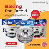 Orchid Baking Pan size 22 for 4 Eggs, 24 for 6 Eggs and 28 for 8 eggs