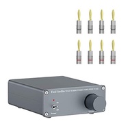 Fosi Audio 100W Power Amplifier with 8 Banana Plugs Mini Stereo Audio 2 Channel Class D Amplifier Hi