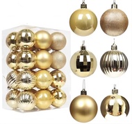 Bola Natal MIKA Dekorasi Christmas Ornament Pohon Natal Hiasan Natal Aksesoris Gantungan BOLA Pohon