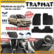 🚗 TRAPMAT PROTON SAGA FLX CarMat For FLX Customize Carpet Car Floor Mat No Smell Water Proof Anti Sl