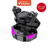 New Wireless Bluetooth 53 Earphones with Low Latency for Gaming, Portable Noise Reduction Headphones