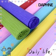 DAPHNE Crepe Paper, Production material paper Handmade flowers Flower Wrapping Bouquet Paper, DIY Thickened wrinkled paper Wrapping Paper