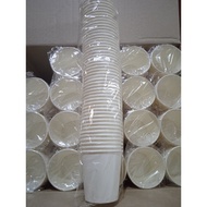 ♙๑1,000pcs 6.5oz paper cup (Plain White) High Quality 1 box disposable 6.5oz paper cup sampler cup