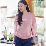 Kecce  Knit oversize Two Gea Top - Basic es Sweater style - Glow er