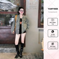 Basic Plain Loose CowboyJacket Retro Vintage Style QC Goods Type 1 Ak1012 - Yammy888