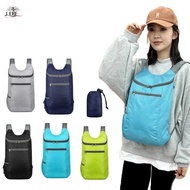 JEREMY1 Folding Backpack, Foldable Ultralight Packable Backpack, Men Women 15L Waterproof Camping Ba