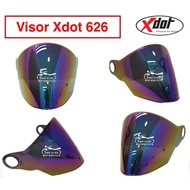 "VISOR ONLY" FOR XDOT 626/626A HELMET (RAINBOW VISOR)