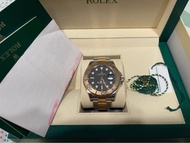 🔥香港行貨勞力士錶 Yacht-Master 126621 黑面玫瑰金 一手買家 鋼製腕錶 888