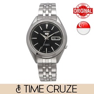 [Time Cruze] Seiko 5 SNKL23K1 Automatic Stainless Steel Black Dial Men Watch SNKL23 SNKL23K