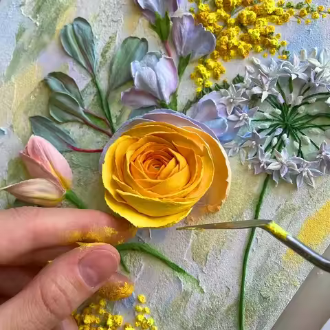 200g/450g 3D Sculpture Paste Relief Painting Scraper Drawing Texture Painting DIY Relief Paste Clay