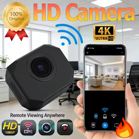 4K 1080P HD Mini WiFi Camera AP Hotspot Remote Monitor Portable Small Camcorder Home Security Survei