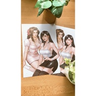 Final Fantasy VII : Tifa & Aerith print